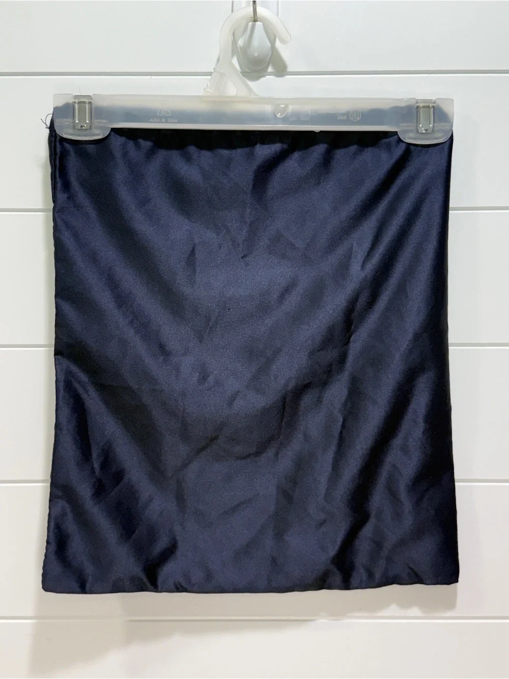 Prada Navy Blue Nylon Logo Pouch